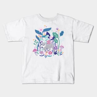 Cat in the Garden Kids T-Shirt